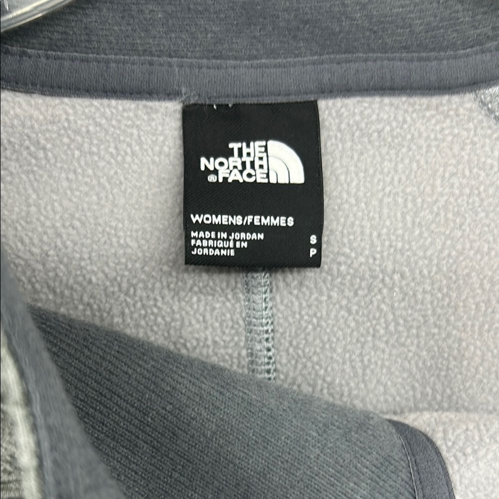 The North Face Canyonlands 1/4 zip fleece Charcoal Gray Pullover Sweatshirt - Picture 2 of 4